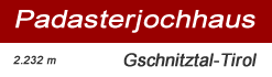 Padasterjochhaus Logo